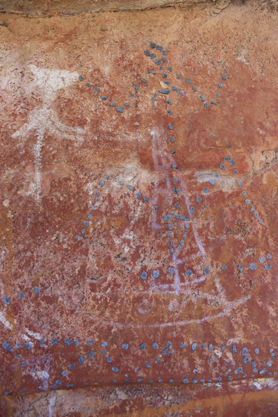 شمع العسل أنثى فوق أبيض macassan perahu بواسطة غير معروف غير معروف